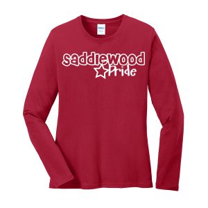 Long Sleeve Core Blend Tee Saddlewood Pride Red