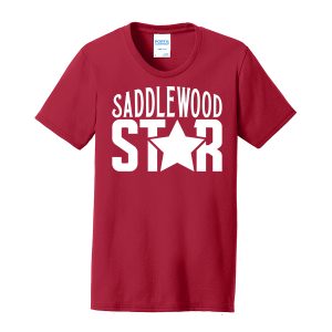 Core Blend Tee Saddlewood Star Red