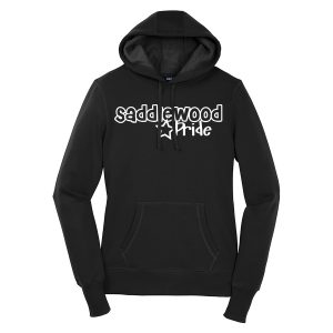 Pullover Hooded Sweatshirt Saddlewood Pride Black