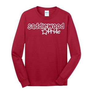 Long Sleeve Core Blend Tee Saddlewood Pride Red