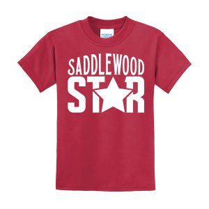 Core Blend Tee Saddlewood Star Red